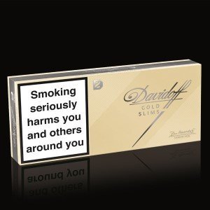 DAVIDOFF GOLD SLIMS 1 CTN= 10 PKS, 200 CIGG