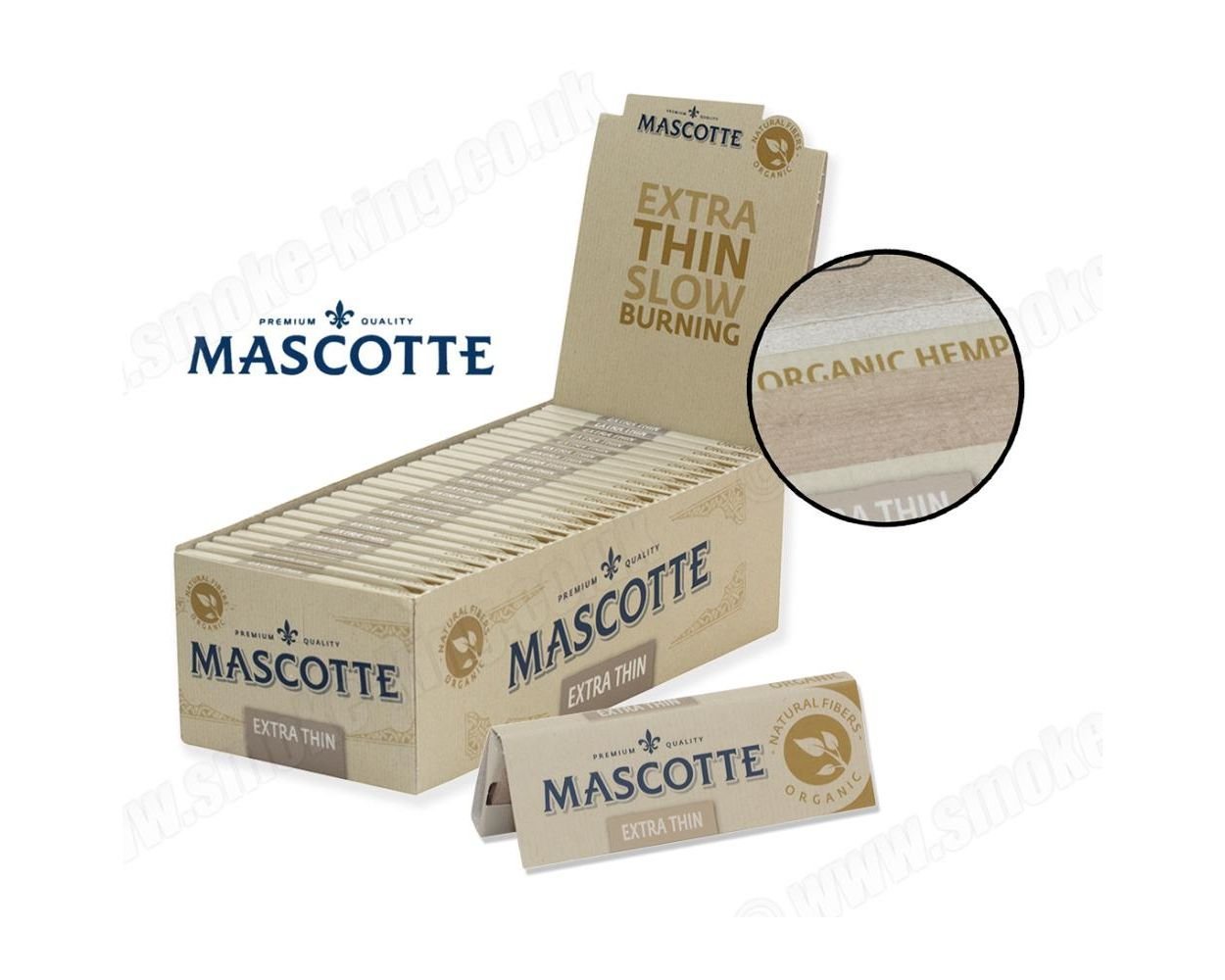 DM0BBKJ55SP-1.jpg Mascotte | Box (50) Extra Thin Premium Rolling Papers