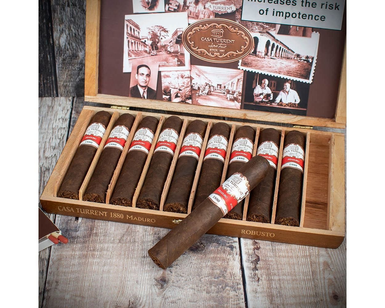 Buy Casa Turrent 1880 Maduro Series Robusto Box 10 UK Buy Casa Turrent 1880 Maduro Series Robusto Box 10 UK