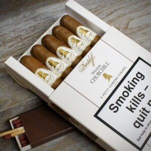 Davidoff Winston Churchill (Artist) Petit Corona Cigars – Pack of 5